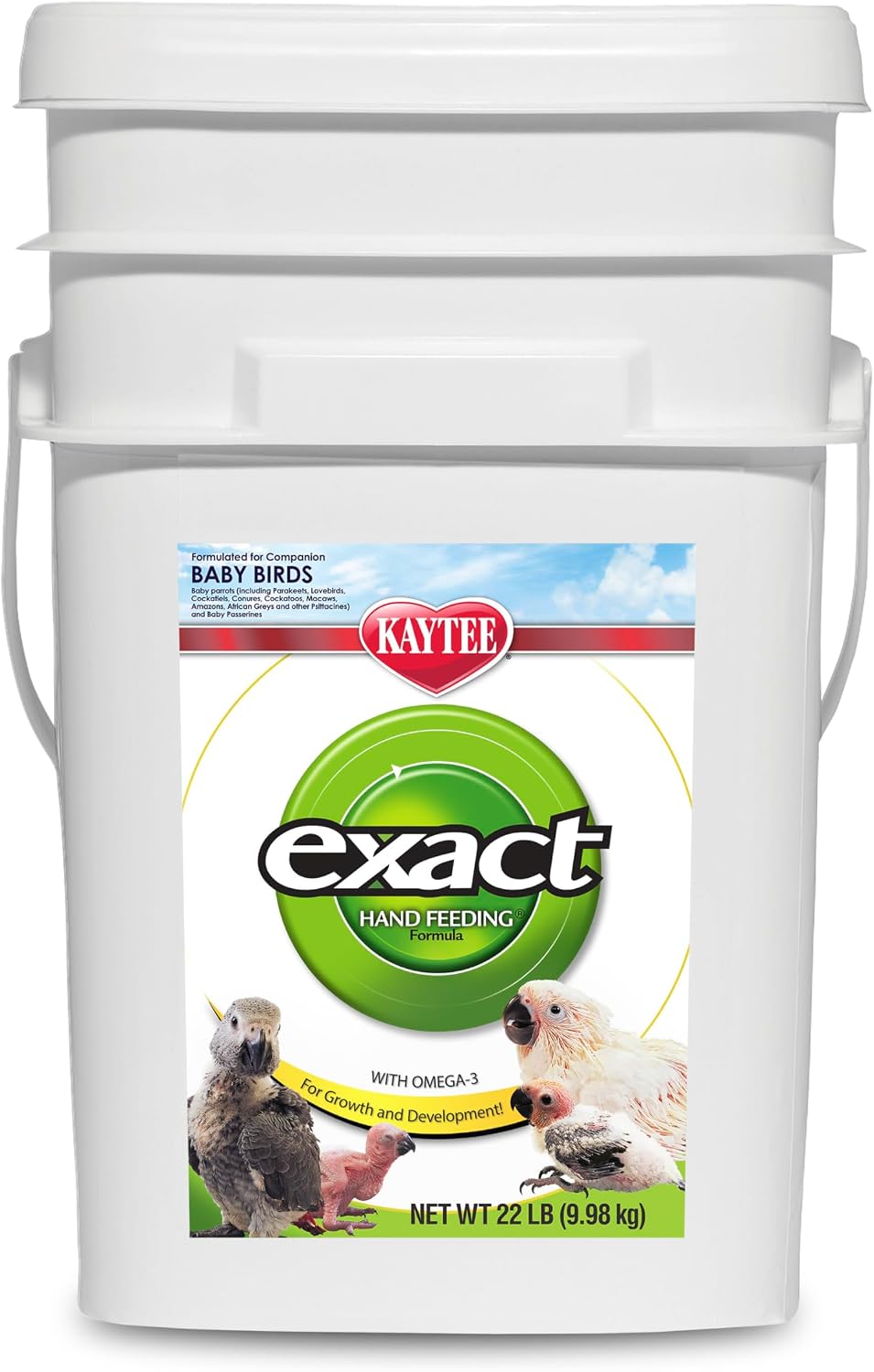Kaytee Exact Hand Feeding Pet Bird Baby Food For Parrots, Parakeets, Lovebirds, Cockatiels, Conures, Cockatoos, and Macaws, 5 Pound - Image 13