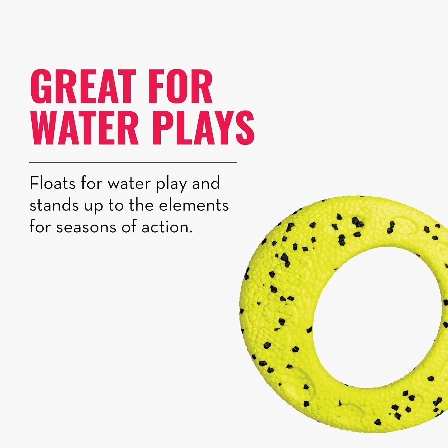 KONG Reflex Flyer floating on water surface