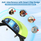 Kismiger dog bark collar training modes interface