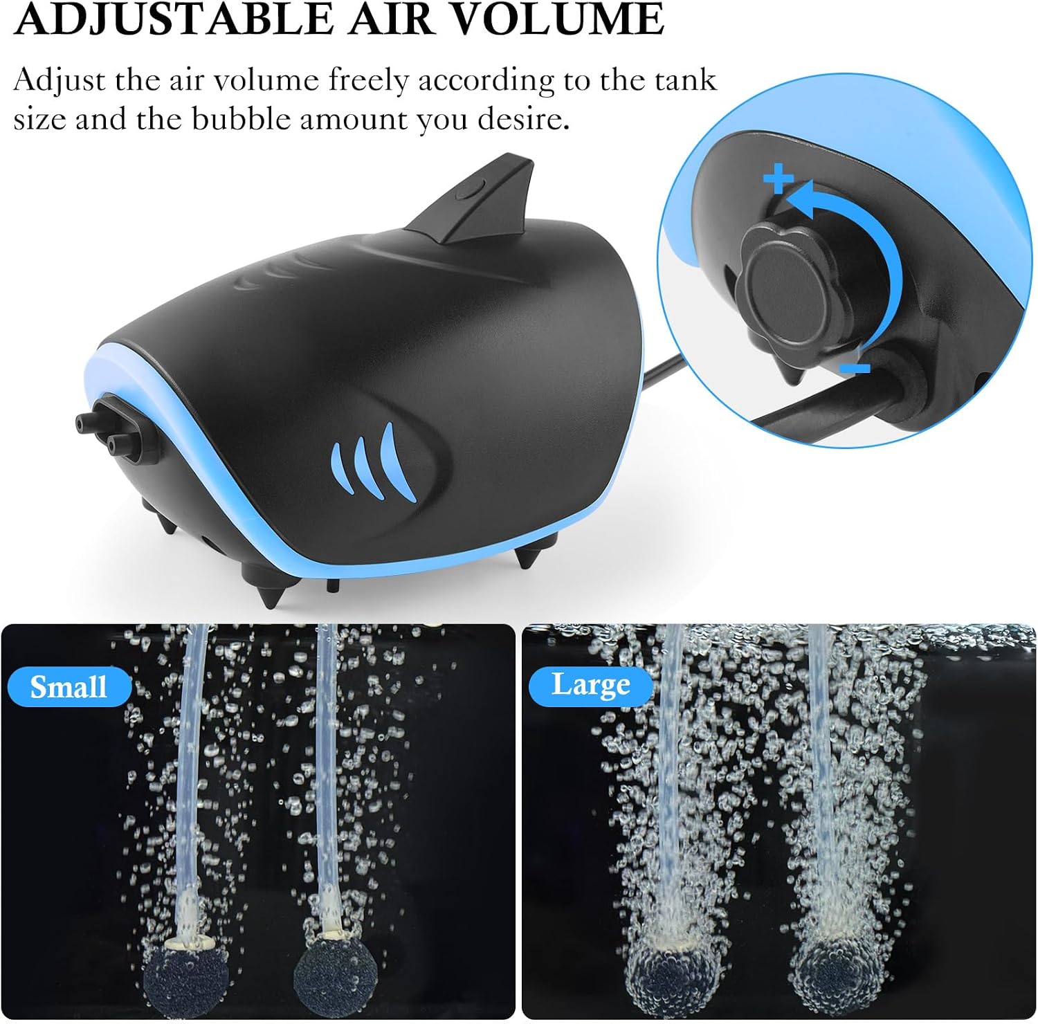 HITOP aquarium oxygen pump accessories and tubing