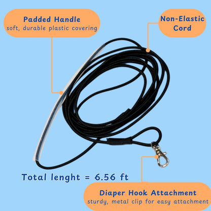 Homedy Crafts bird harness and leash set with spacious tail hole cutout design