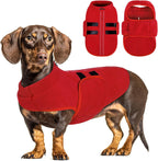 Queenmore Small Dog Sweaters, Soft Fleece Vest Pullover Dog Jacket with Leash Hole, Warm Winter Pet Clothes Cold Weather Doggy Dachshund Sweater for Medium Dogs Cats Boy or Girl (Lavender, S) - Image 11
