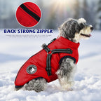 Size chart visual for Gyuzh dog harness jacket
