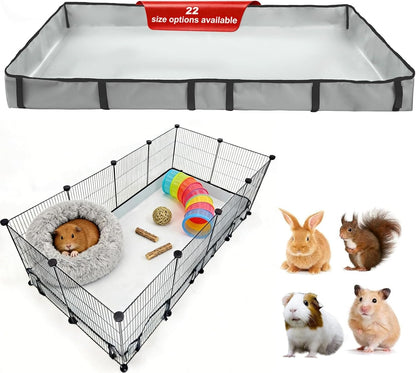 DZWLKJ Guinea Pig Cage Liner Tarp Bottom Waterproof and Washable.Available in 22 Sizes. Base Also for Rabbits, Bunny, Chinchesillas, Hedgehog, Ferrets and Other Small Animals(24x48 inches) - Image 14