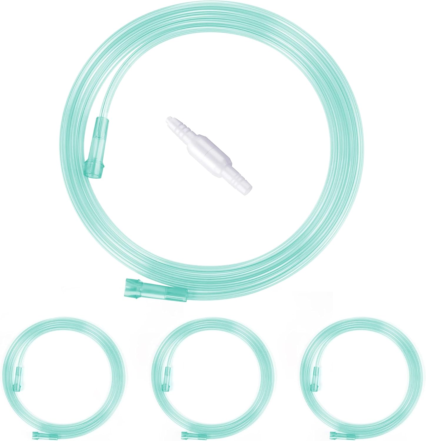 ANSNF 7ft Oxygen Tubing front view 3 pack medical supply.
