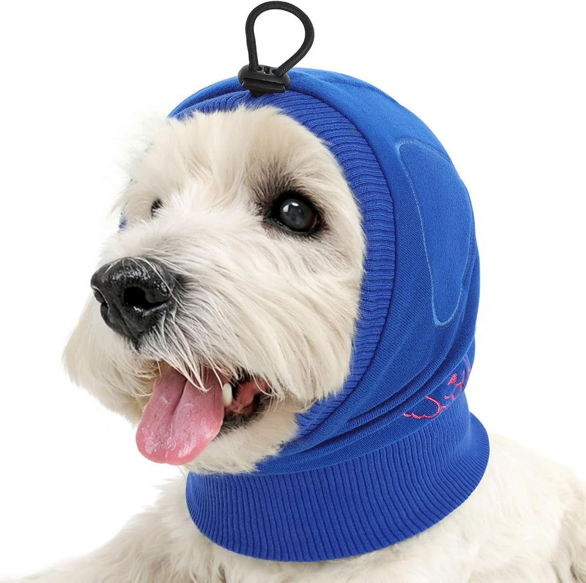 No Shake Ear Wraps for Dogs, Adjustable Dog Ear Cover with SoundProof Pads, Anxiety Relief Pet Ear Muffs Noise Protection Dog Calming Hoodie for Hematoma, Grooming, Fireworks, Thunder, Grey S - Image 9