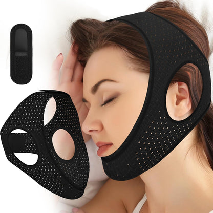 Yongsenina anti snoring chin strap front view for sleep aid