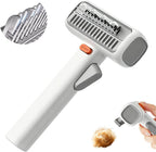 Generic 2-in-1 pet dematting comb front view for professional dog grooming.