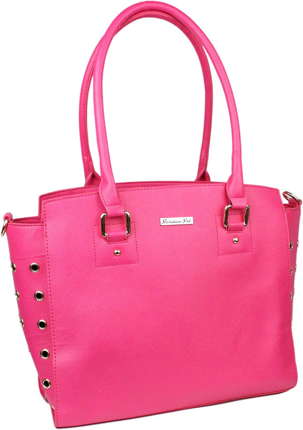 Side view of Parisian Pet bag showing breathable mesh