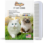 Untangler cat comb with rotating teeth front view