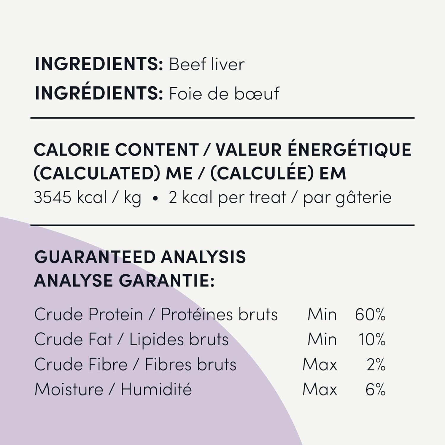 Single ingredient beef liver bites for dogs with food sensitivities