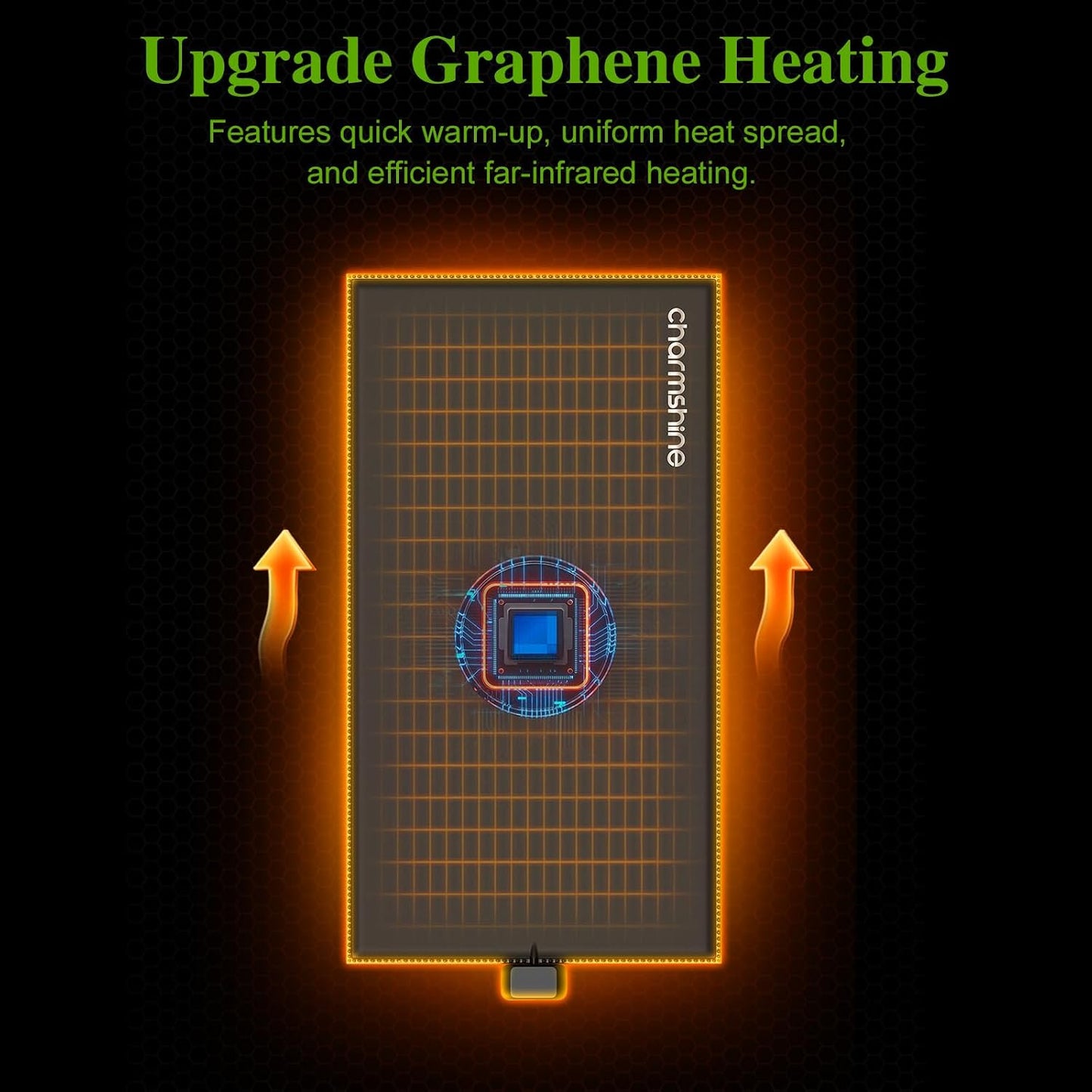 Sixteen watt reptile warmer combo set with electronic thermostat displaying temperature settings.