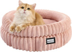 BALANCE Cat Bed Kitten Bed, Washable Round Cat Beds for Indoor Cats, Super Soft Plush Faux Fur Pet Bed for Puppy and Kitten with Anti-Slip Bottom - Image 13