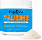 Zybeauty Taurine Powder for Cats front view of the seven ounce tub showing essential feline health benefits.