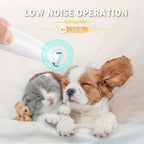 Dual speed motor pet shaver for detailed face and ear grooming