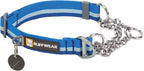 Ruffwear, Chain Reaction Dog Collar, Adjustable Reflective Martingale Escape-Proof Collar with Stainless Steel Chain, Professional Training Control, River Rock Green, 14"-20" - Image 11