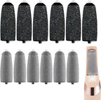 Movelove replacement rollers for Flawless Pedi 12 pack front view of retail packaging.