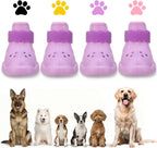 Dog Shoes for Hot Pavement and Snow - Waterproof, Non-Slip, Breathable Booties with Adjustable Straps for Small Medium, and Large Dogs (Pink, S) - Image 15
