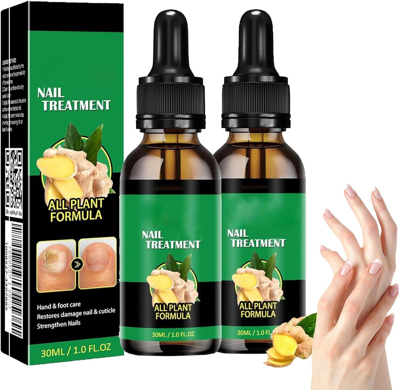 Vonical Ginger Nail Growth Strengthener Serum bottle front view