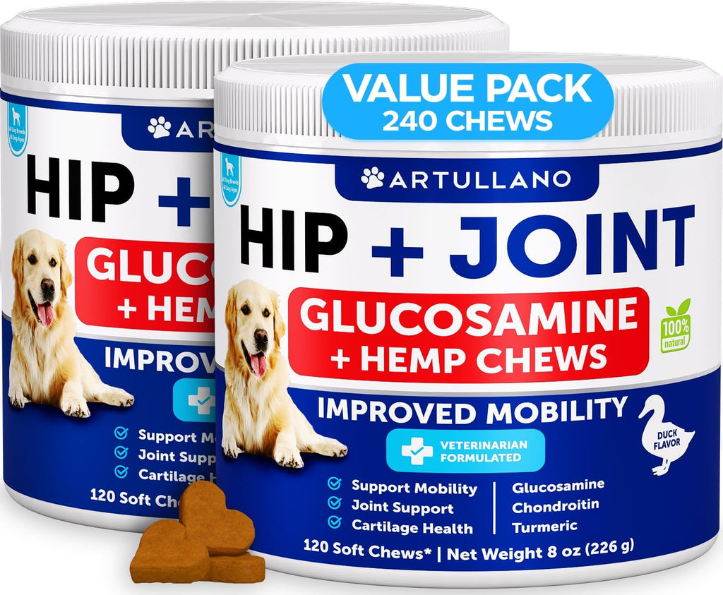 Premium USA imported dog calming chews by Artullano