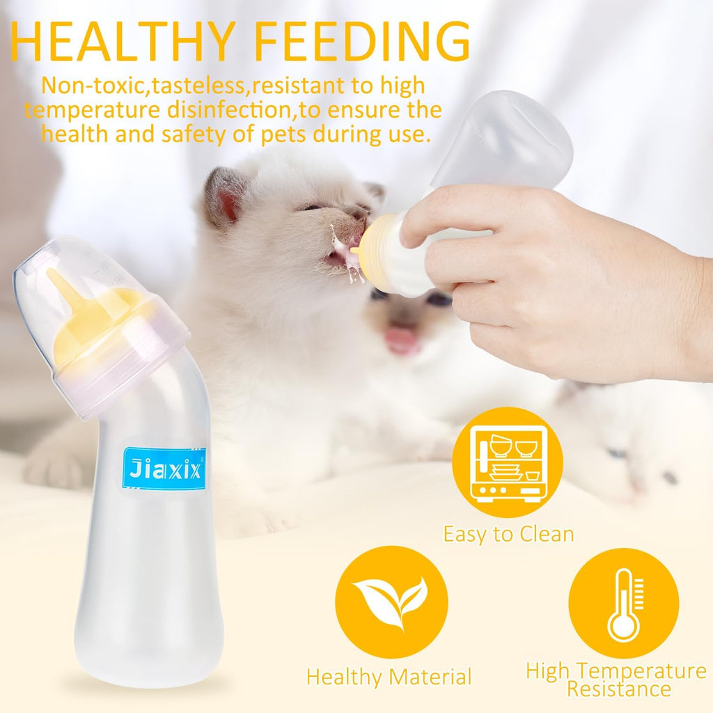 Packaging contents of the Jainsons small animal care kit displaying both the squeeze bottle and oral syringes.