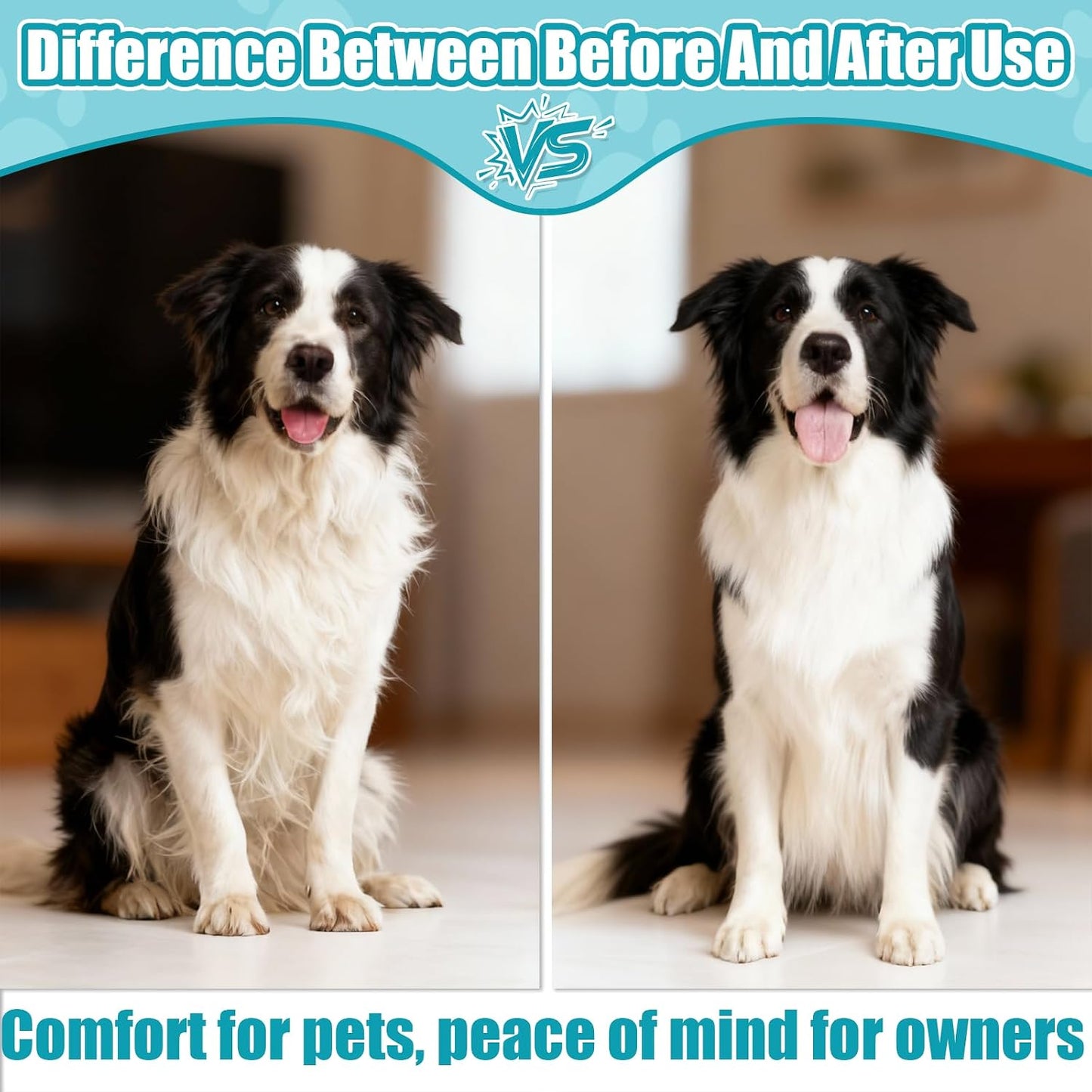 Ergonomic ABS handle of Bestac pet grooming brush