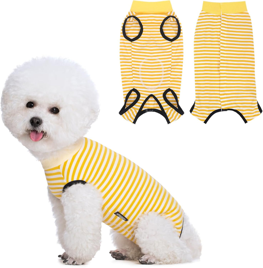 Coppthinktu Dog Surgery Recovery Suit for Dogs Cat Dog Onesie, Dog Recovery Suit Female for Small Medium, Pet Surgical Neuter Post-Surgery Suit E-Collar Alternative Anti Licking Abdominal Wounds - Image 12