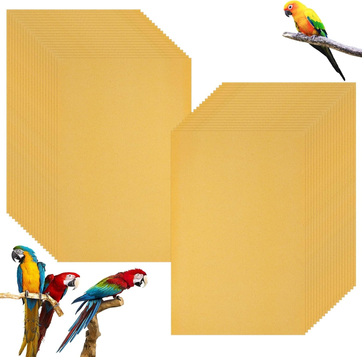 Muxhel 50 pieces gravel liner paper pack front view