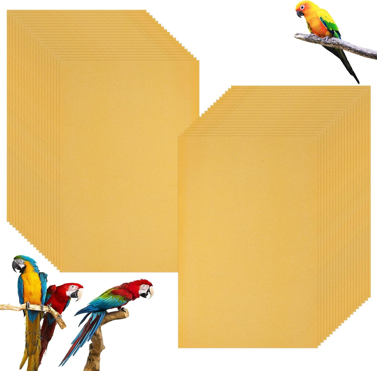 Muxhel 50 pieces gravel liner paper pack front view