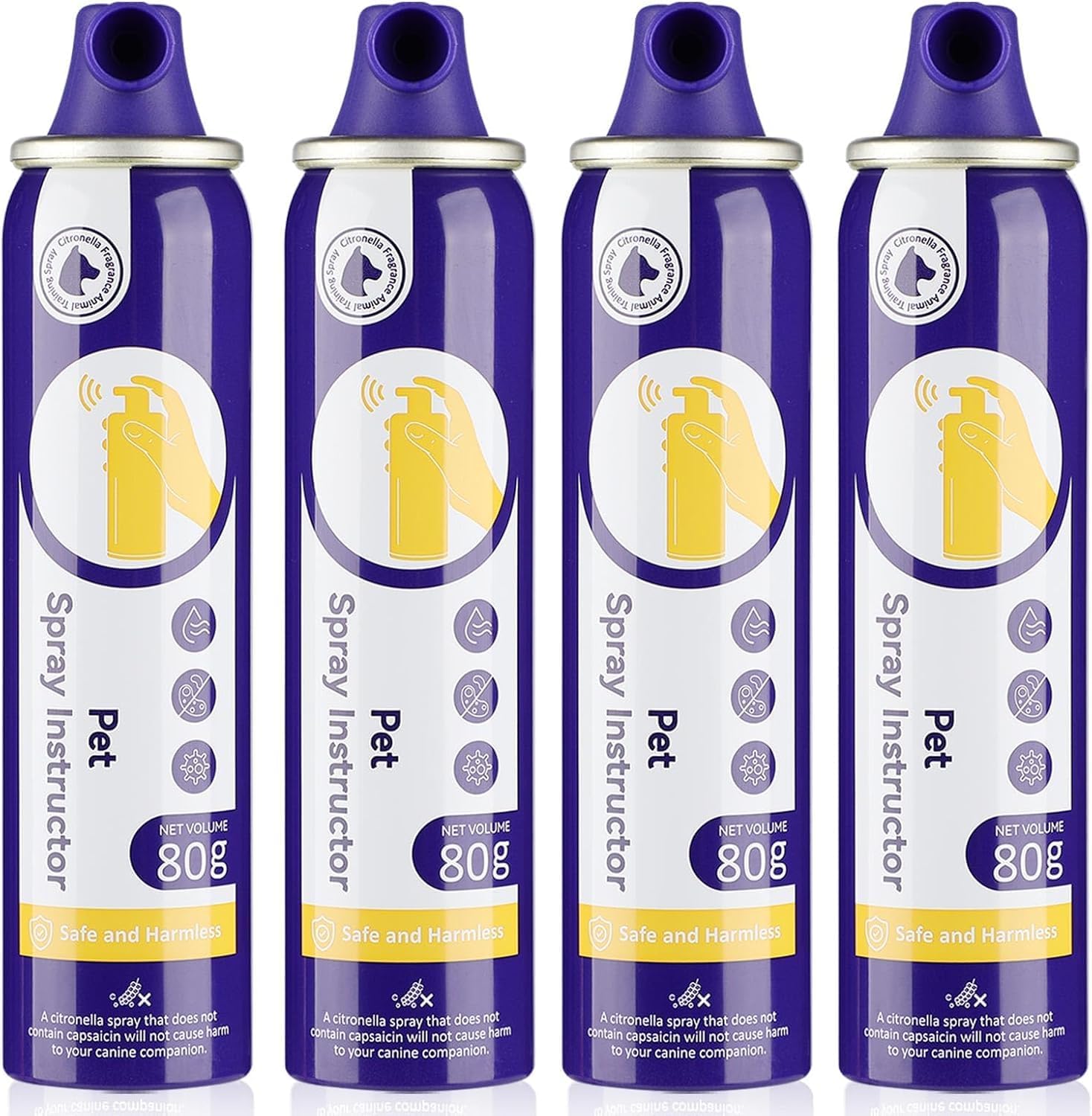 Safe pet behavior modification spray pack