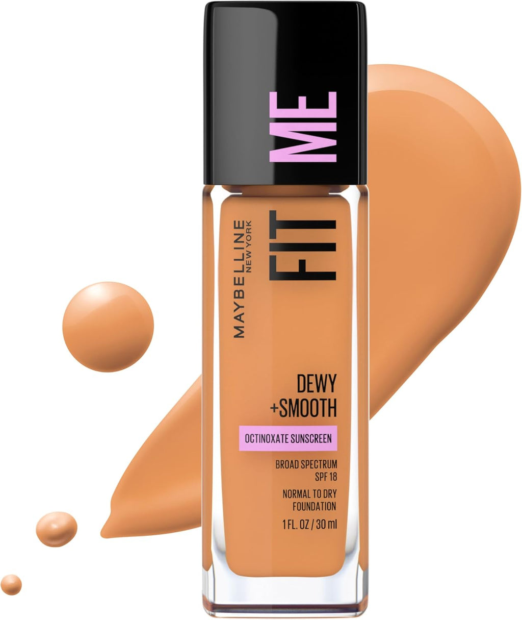 Maybelline Fit Me Dewy + Smooth Liquid Foundation Makeup, Fair Ivory, 1 Count (Packaging May Vary) - Image 14
