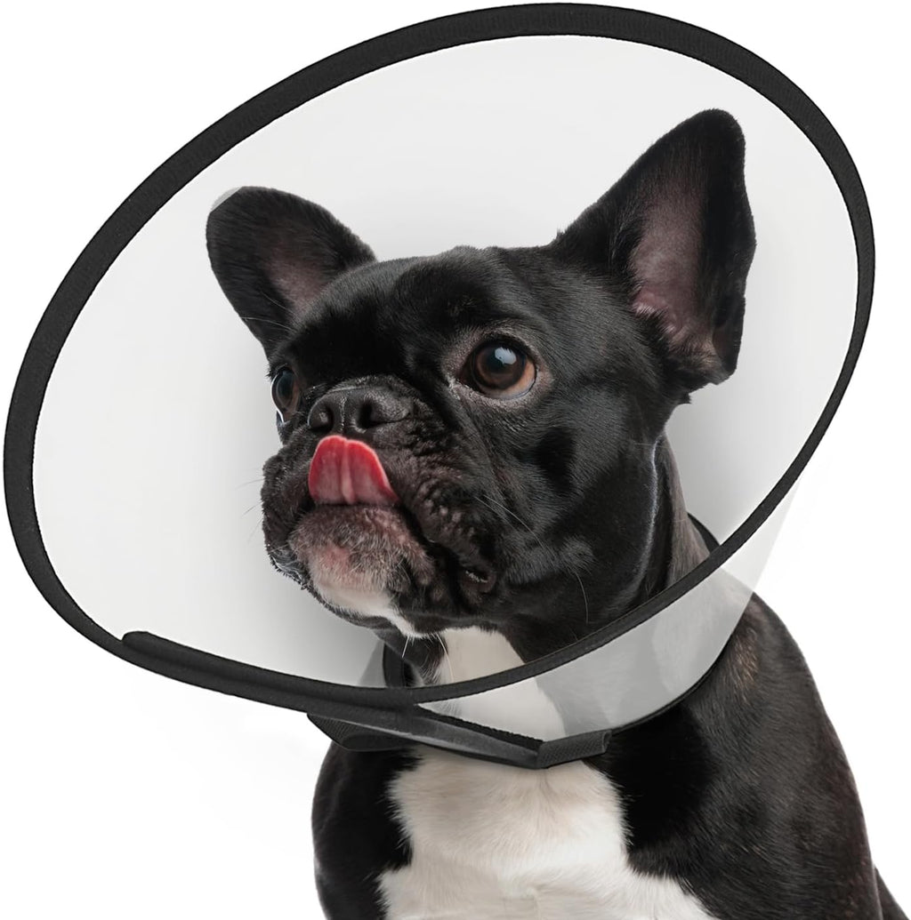 Supet Dog Cone Collar After Surgery to Stop Licking: Adjustable Recovery Elizabeth Collar Alternative for Large Medium Small Dogs, Plastic Pet Head Neck Cone (XS) - Image 11