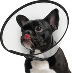 Supet Dog Cone Collar After Surgery to Stop Licking: Adjustable Recovery Elizabeth Collar Alternative for Large Medium Small Dogs, Plastic Pet Head Neck Cone (XS) - Image 11