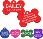 GoTags Dog Tags, Personalized Engraved Dog and Cat ID Tags for Pets, Custom Engraved on Both Sides, Various Shapes Including Bone, Round, Heart, Bow Tie, Star, and Badge (Large - Pack of 1) - Image 12