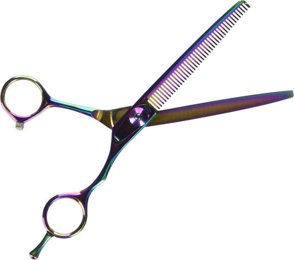 Adjustable tension screw on Master Grooming Tools shears