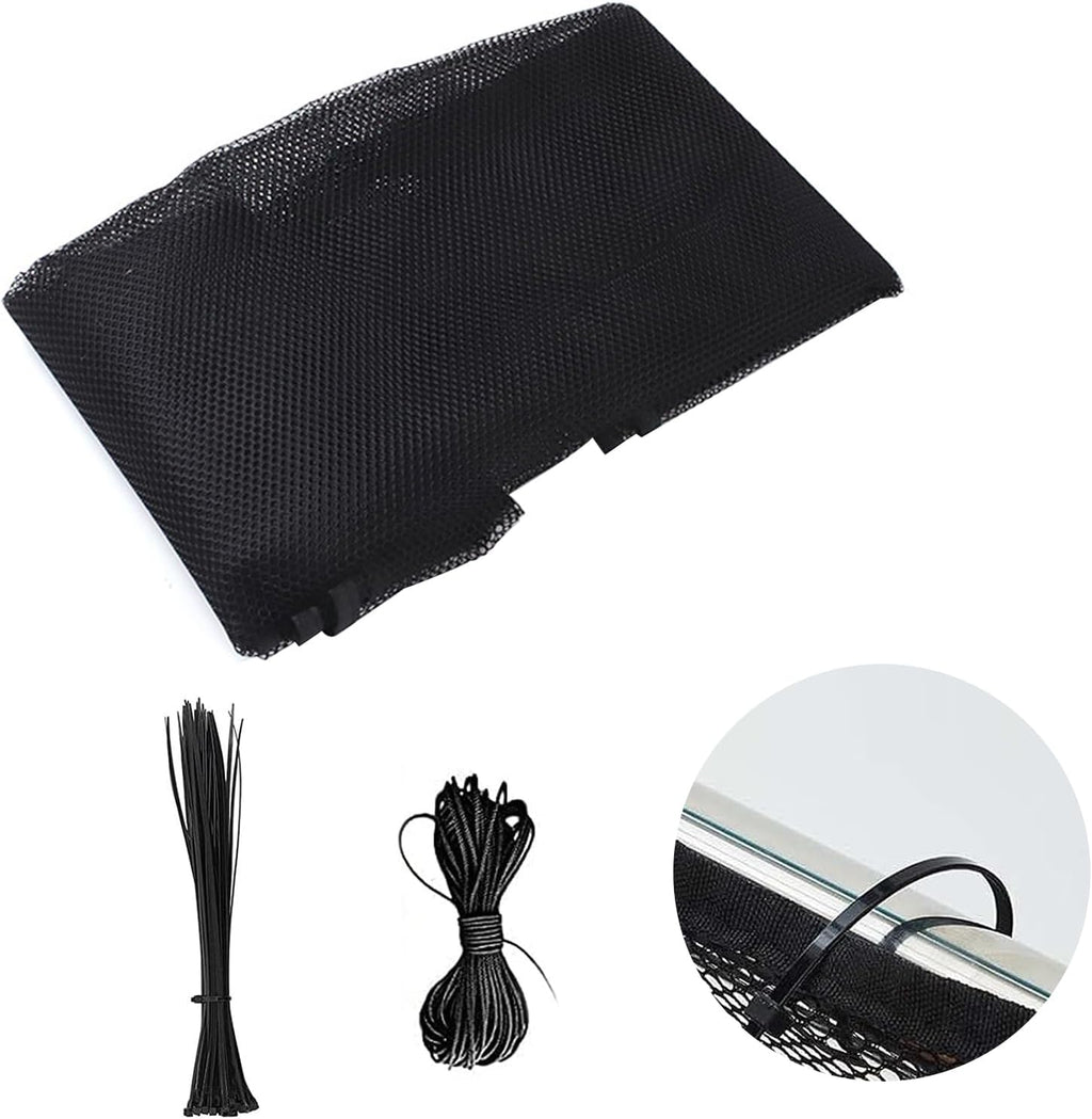 Installation guide for Qotang pet balcony guard using zip ties