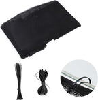 Installation guide for Qotang pet balcony guard using zip ties
