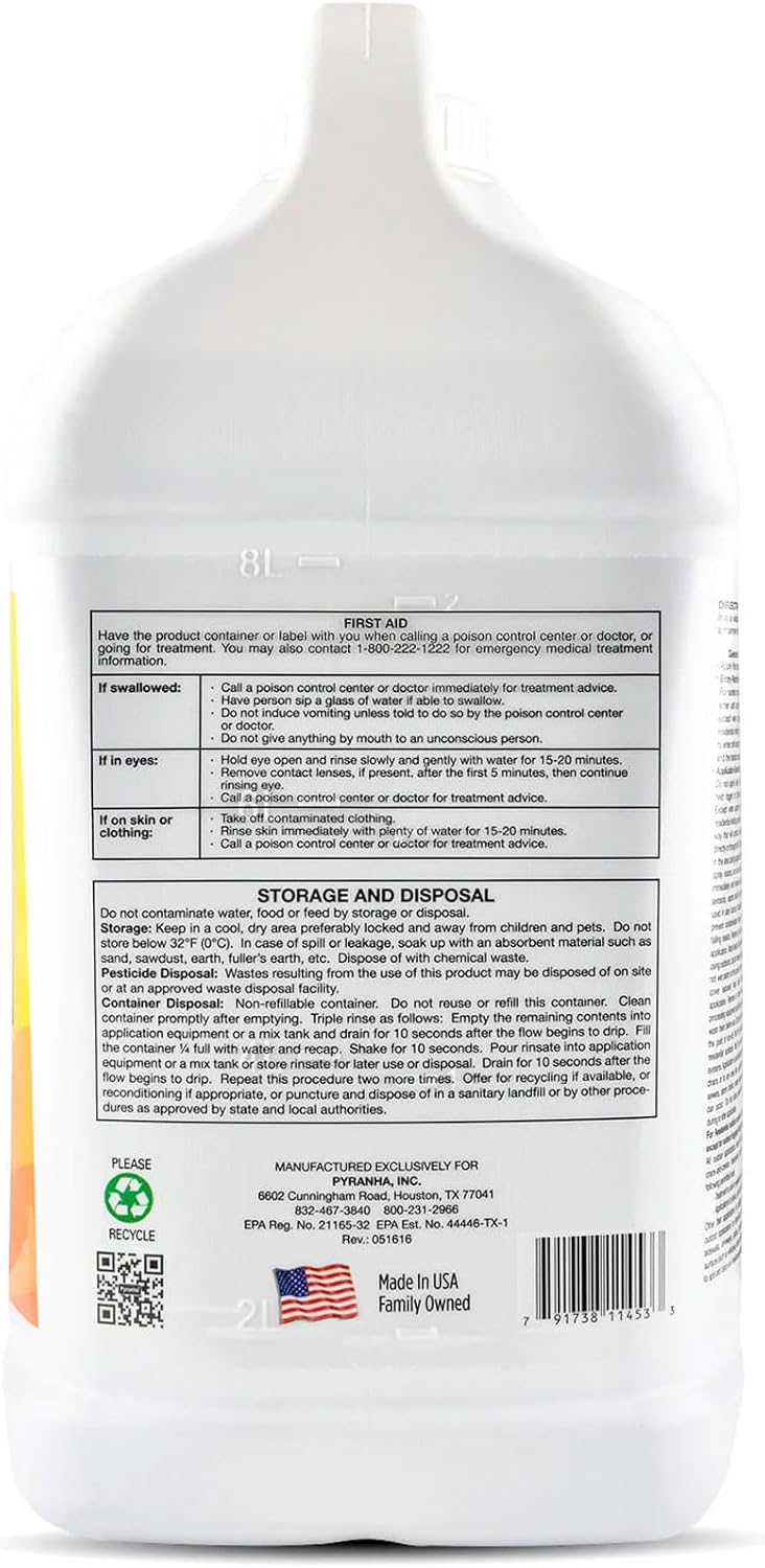 Pyranha 1-10 HP concentrate container side angle