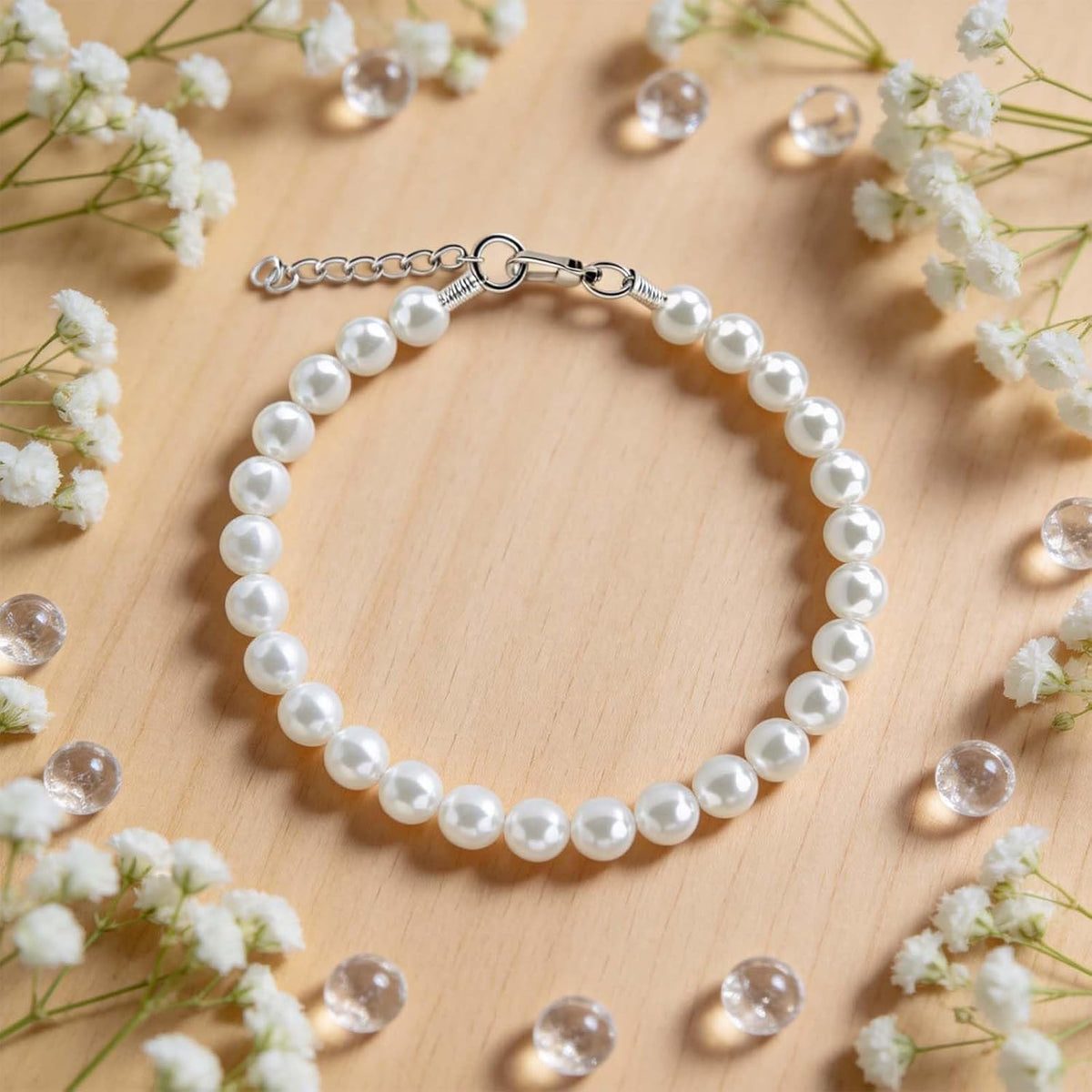 MaryDogJewelry style luxury pet pearl necklace packaging view