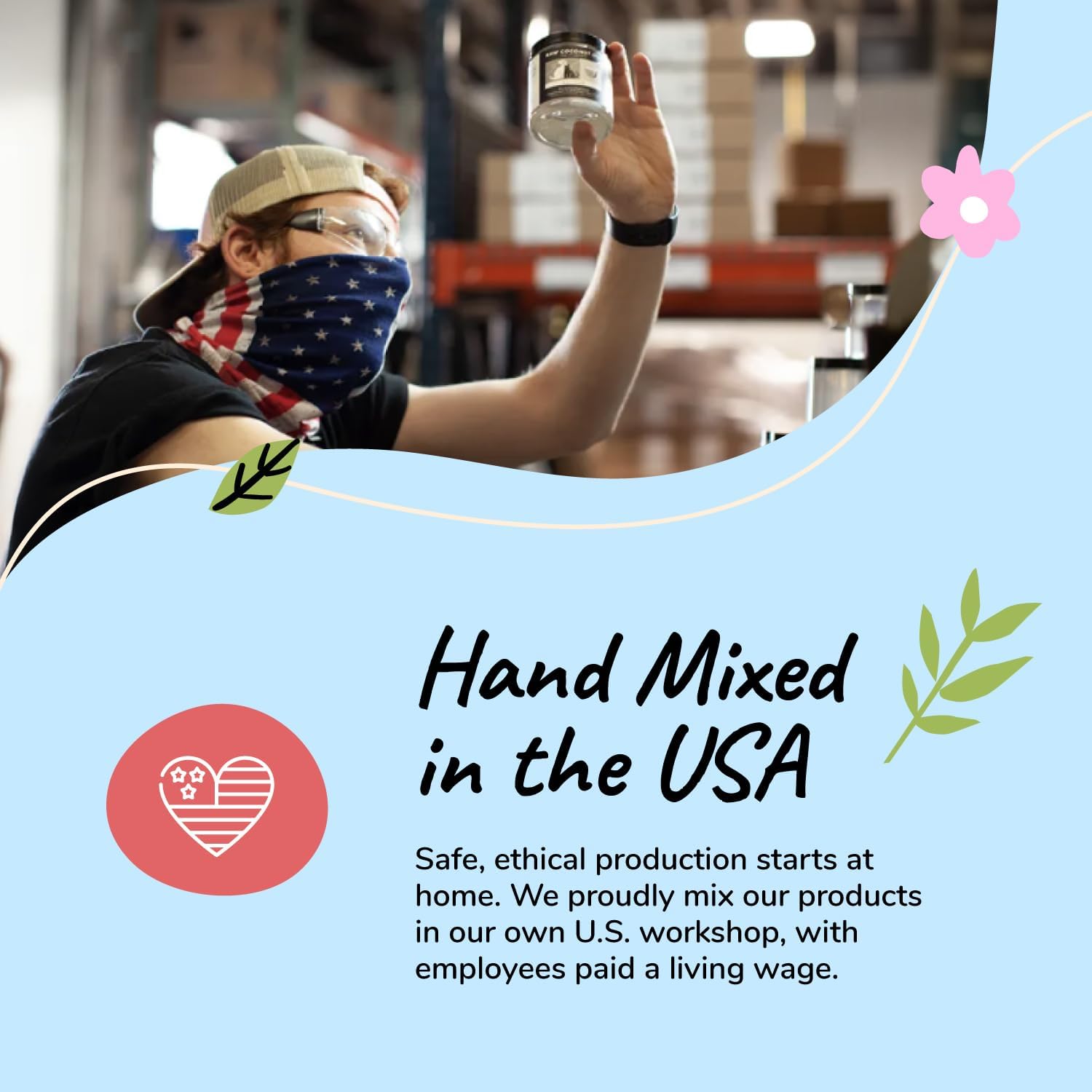 Plant-based ingredients label on Kin+Kind dog spray