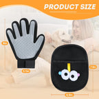 Zqjkle reusable grooming mitt for loose fur removal