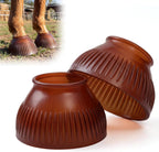 Packaging view of Abbylike horse bell boots for turnout safety.