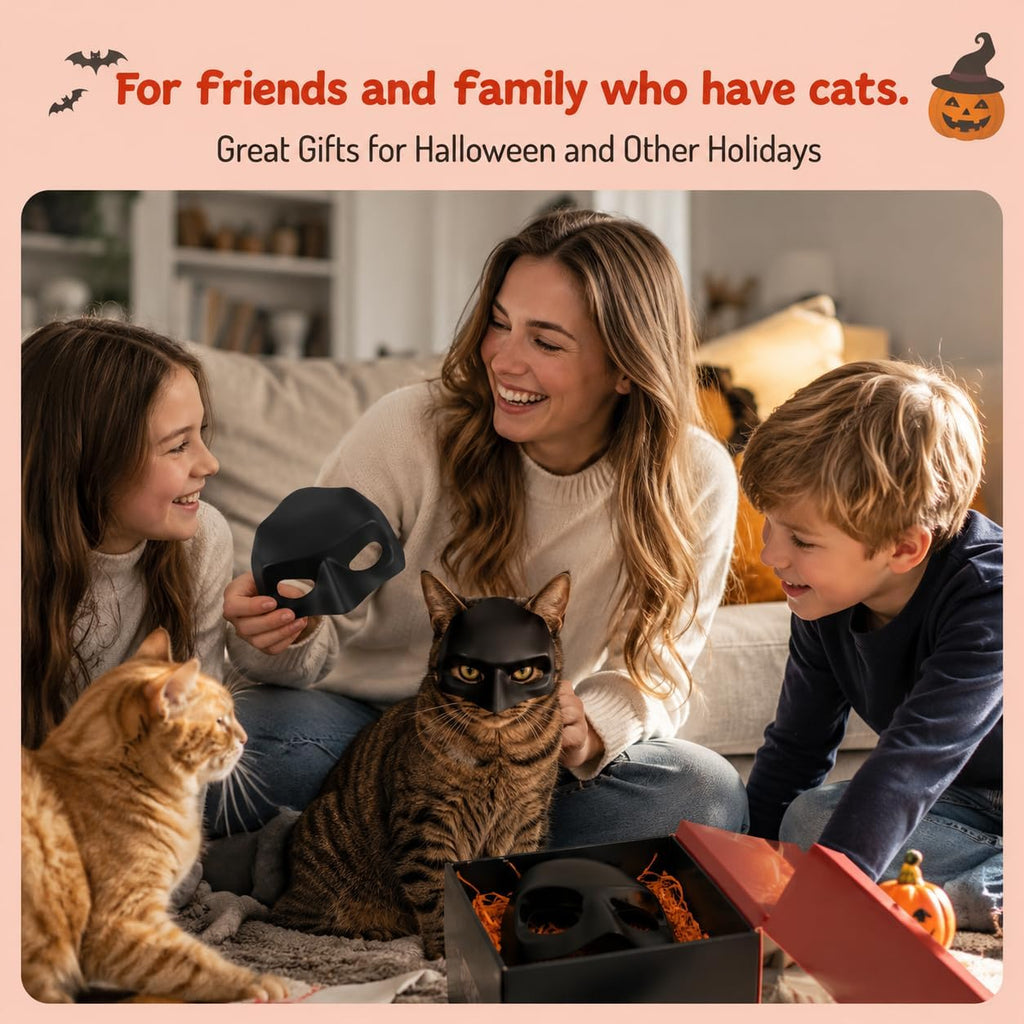Adjustable strap detail on generic cat bat costume accessory
