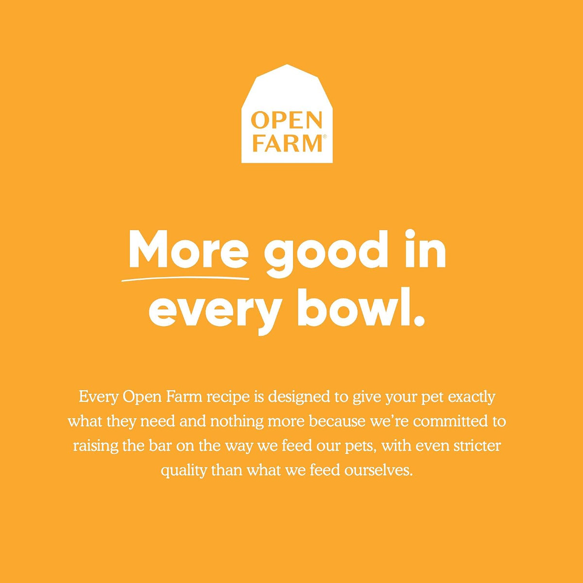 Open Farm pet food topper chicken bone broth back label ingredients