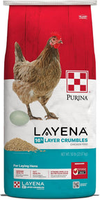 Purina Layena | Nutritionally Complete Layer Hen Feed Crumbles - Chicken Feed | 25 Pound (25 lb) Bag - Image 8
