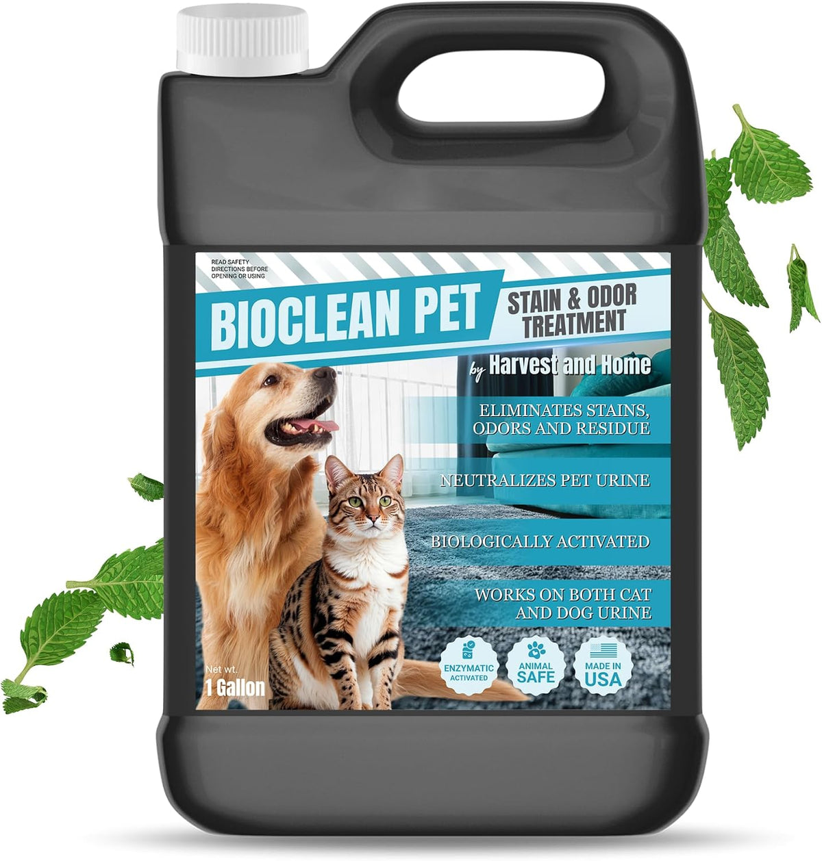Bioclean Pet Carpet Cleaner & Deodorizer - Eliminates Pet Urine Smell, Stain & Odor Remover, No Residue, Made in USA - 32oz - Image 10