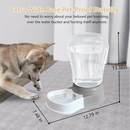 STALTWO spill proof dog water bowl close up of base
