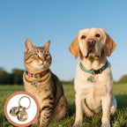 Styquenzer vintage copper finish bells for small pets