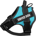 voopet Service Dog Harness, Emotional Support Pet Vest Harness, Reflective Breathable & Adjustable No Pull ESA Harness for Small Medium Large Dogs (with 4 PCS Removeable Tags),XX Small (Pack of 1) - Image 13