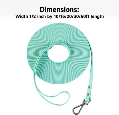 AUMAILI premium imported pet training long line rust resistant metal hardware